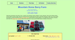 Desktop Screenshot of mountainhomeberryfarm.com